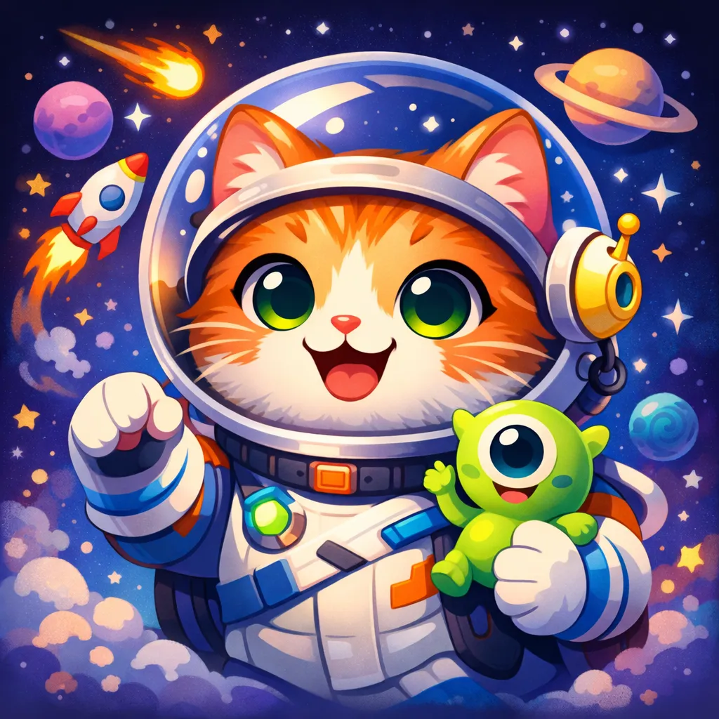 Colorful animal mascot avatar with a playful and friendly expression, suitable for user profiles.
